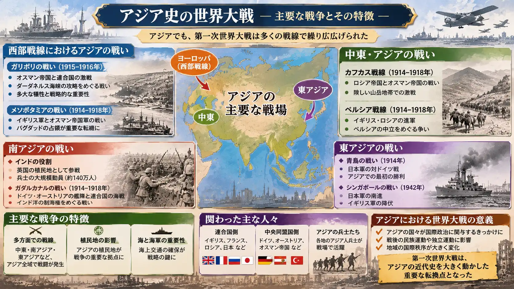 アジア史における第一次世界大戦