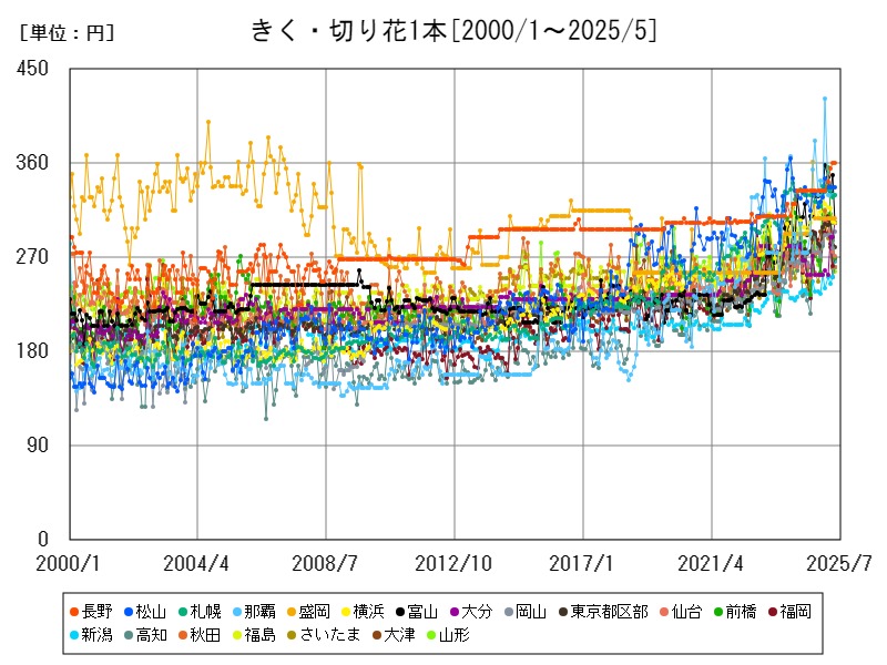 きく・切り花1本