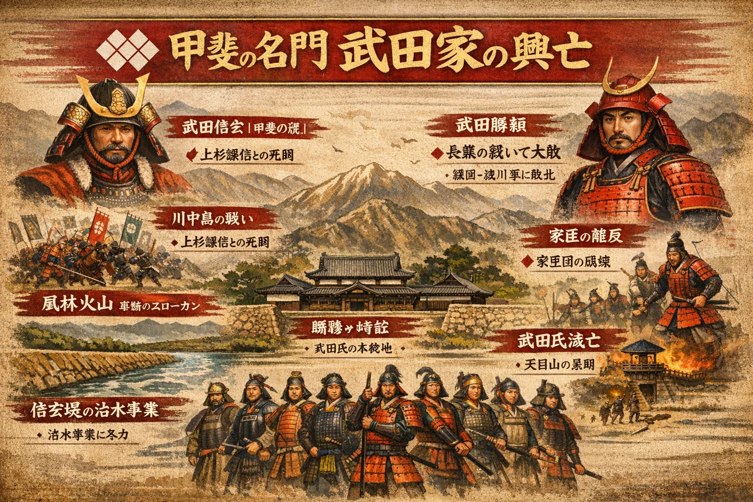 武田家を再興した信昌の功績 - グラフシェア